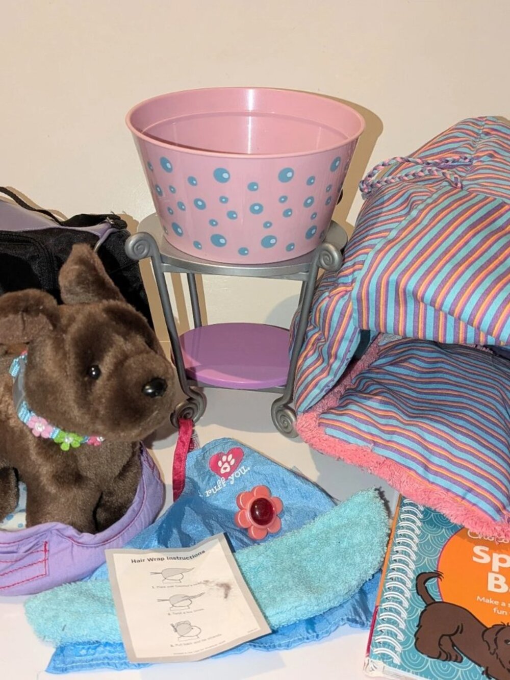 American Girl Chocolate Chip Pet Dog Lot